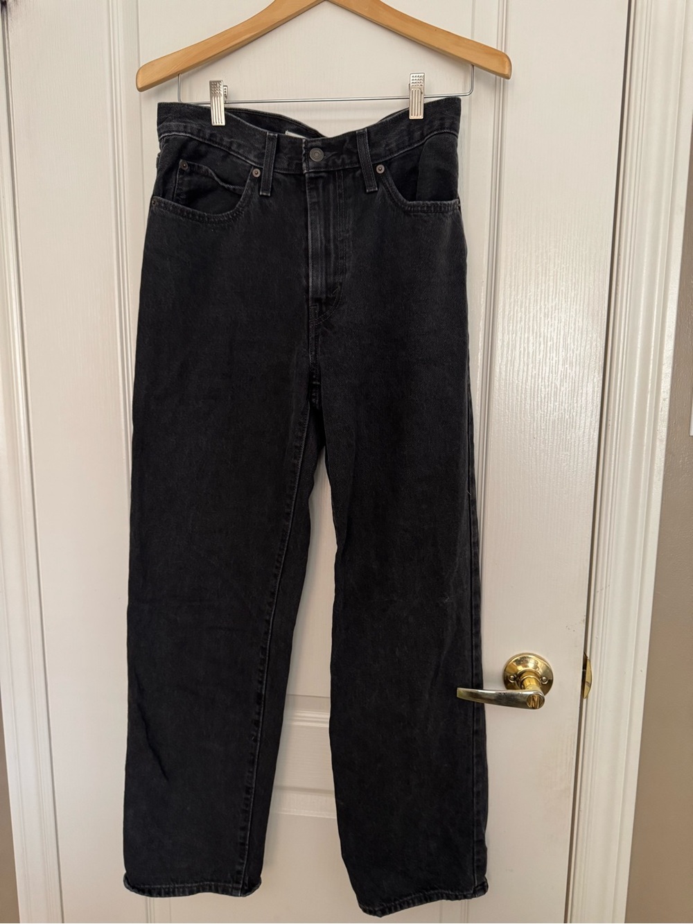 Levi's Black Women's Straight-Leg Jeans